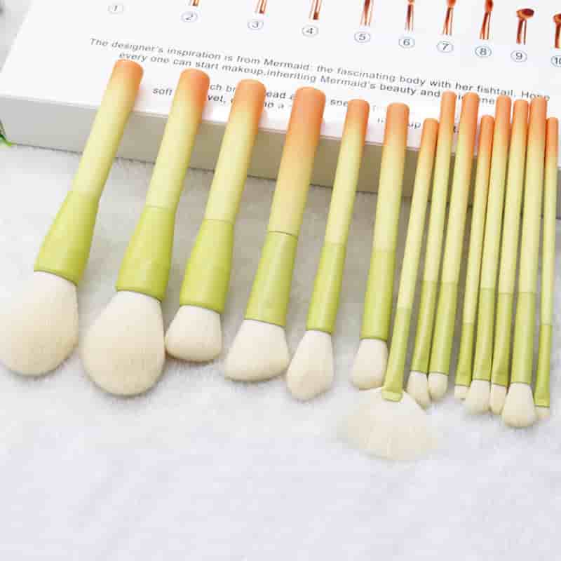 2023 Make Up Vegan Eco Friendly Wooden Pink Synthetic PrivateLabel Professional Luxury Custom Logo High Quality Makeup Brush Set (1 (3)