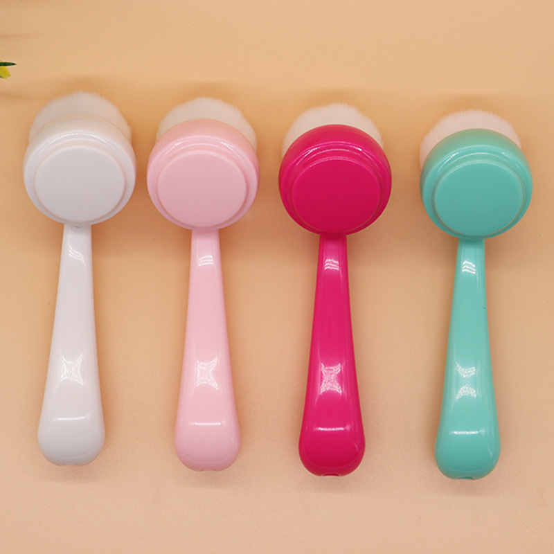 Customized Wholesale Manual Facial Cleaning Brush Deep Cleaning Tool Skin Care Brush (1)