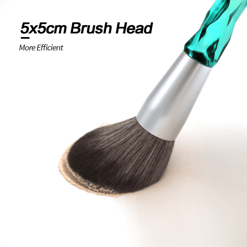 Gracedo Oem Customized Face Brush Private Label Density Single Luxury Diamond Cream Flat Foundation Kabuki Makeup Brush (2)