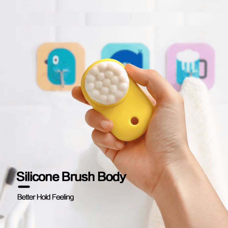 Portable Facial Cleaning Brush User-Friendly Makeup Cleaning Facial Cleaning Cosmetic Brush (5)
