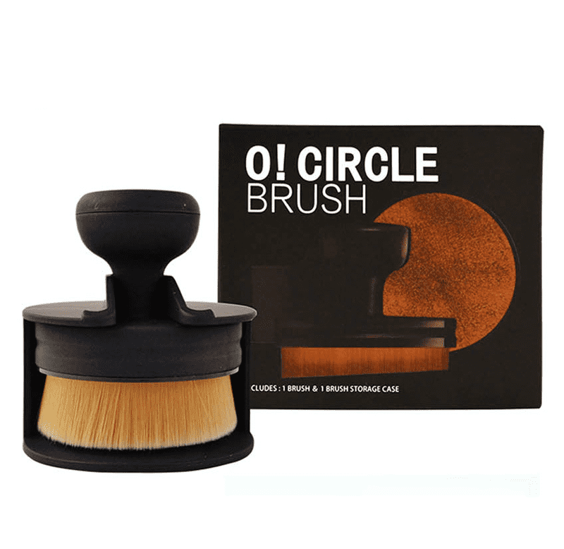 Push-Pull Type Foundation Makeup Brush Seal Shaped Round Make Up Brushes (1)