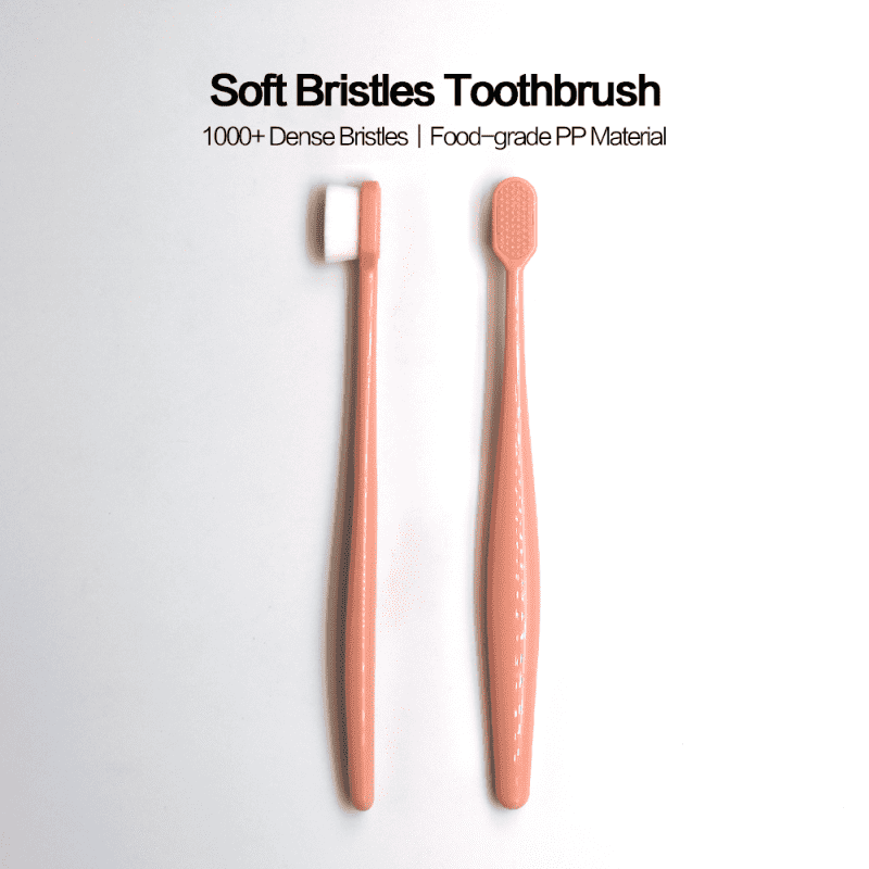Soft Dense Bristles Toothbrush Free Size Gum-care Toothbrush for Pregnant Food-grade PP Toothbrush for All Ages (4)